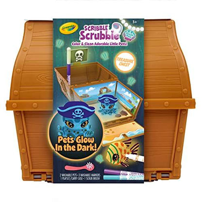 Scribble Scrubbie Pets Glow Ocean Playset, Toys for Boys & Girls, Gifts for Kids, Ages 3, 4, 5, 6