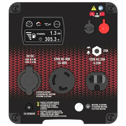 A-iPower 2300 Watt Portable Generator Inverter With Portability Kit & CO Sensor