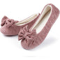 ULTRAIDEAS Women S Lightweight Bow-knot Ballerina Slippers House Shoes