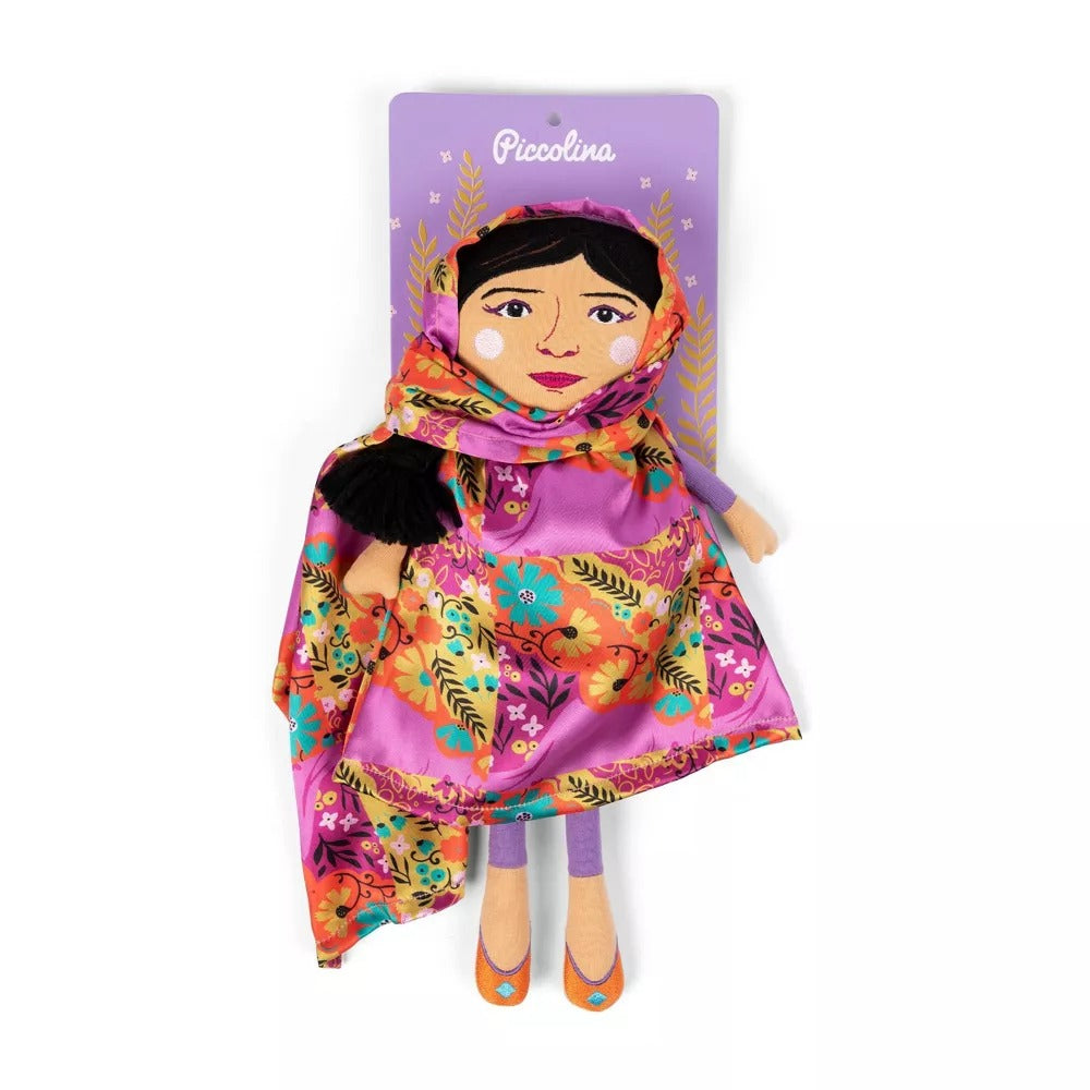 Piccolina Trailblazer Malala Yousafzai Plush Doll