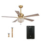 Parrot Uncle Crystal LED Ceiling Fan