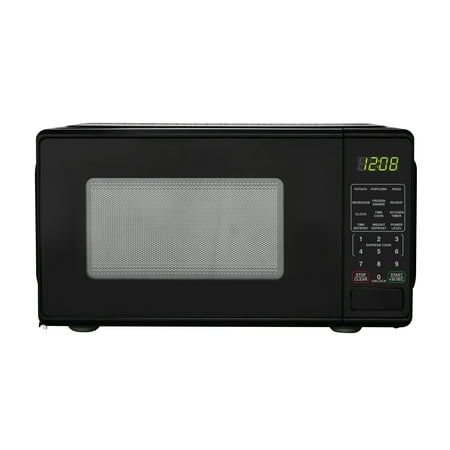Mainstays 0.7 Cu ft Countertop Microwave Oven, 700 Watts, Black
