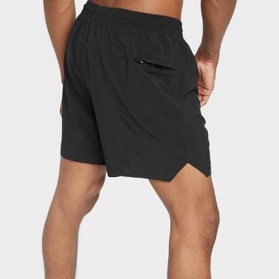 Men's Lined Run Shorts 5" - All in Motion™ Black XL