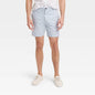 Men's Every Wear 7" Slim Fit Flat Front Chino Shorts - Goodfellow & Co™ Light Blue 34