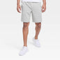 Men's Soft Stretch Shorts 9" - All in Motion™ Light Gray M