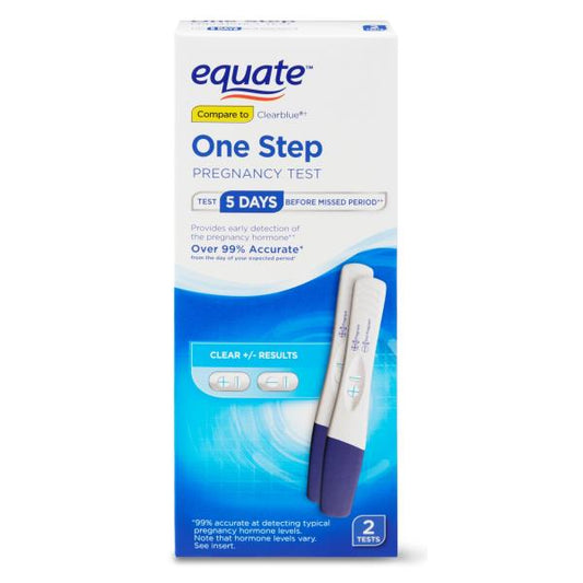 Equate One Step Pregnancy Test, 2 Count