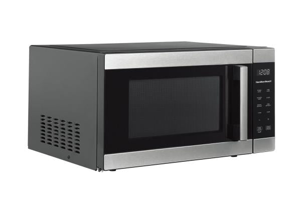 Hamilton Beach 1.6 Cu. Ft. Sensor Cook Countertop Microwave Oven  1100 Watts  Stainless Steel