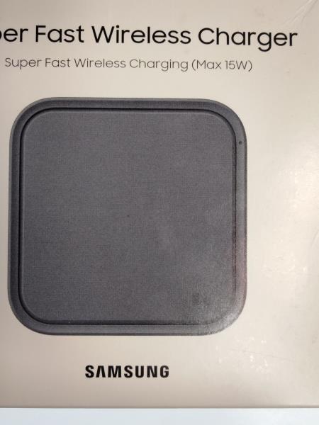 Samsung 15W Wireless Charger Portable Charger W/ USB Type C Included Dark Gray