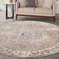 Nourison Astra Machine Washable Distressed Area Rug