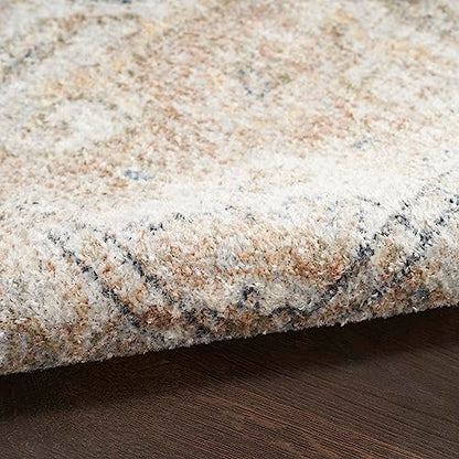 Nourison Astra Machine Washable Distressed Area Rug