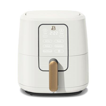 Beautiful 6 Quart Touchscreen Air Fryer  White Icing by Drew Barrymore