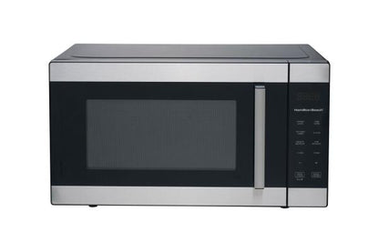 Hamilton Beach 1.6 Cu. Ft. Sensor Cook Countertop Microwave Oven  1100 Watts  Stainless Steel