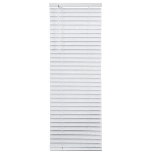 Better Homes & Gardens 2  Cordless Faux Wood Horizontal Blinds  White  33x64