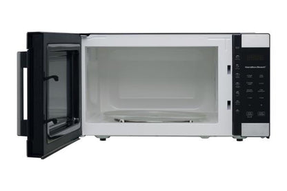 Hamilton Beach 1.6 Cu. Ft. Sensor Cook Countertop Microwave Oven  1100 Watts  Stainless Steel