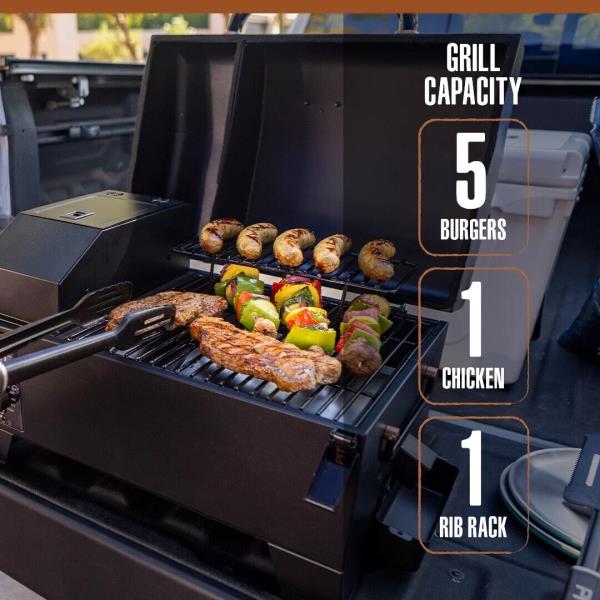 Pit Boss Portable Pit Stop Wood Pellet Grill – Onyx Edition