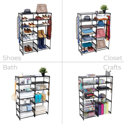 7 Layers of Adjustable Shoe Rack, Enough for the Needs of a Family