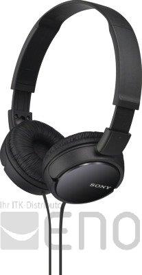 Sony ZX Series Wired On-Ear Headphones, Black MDR-ZX110