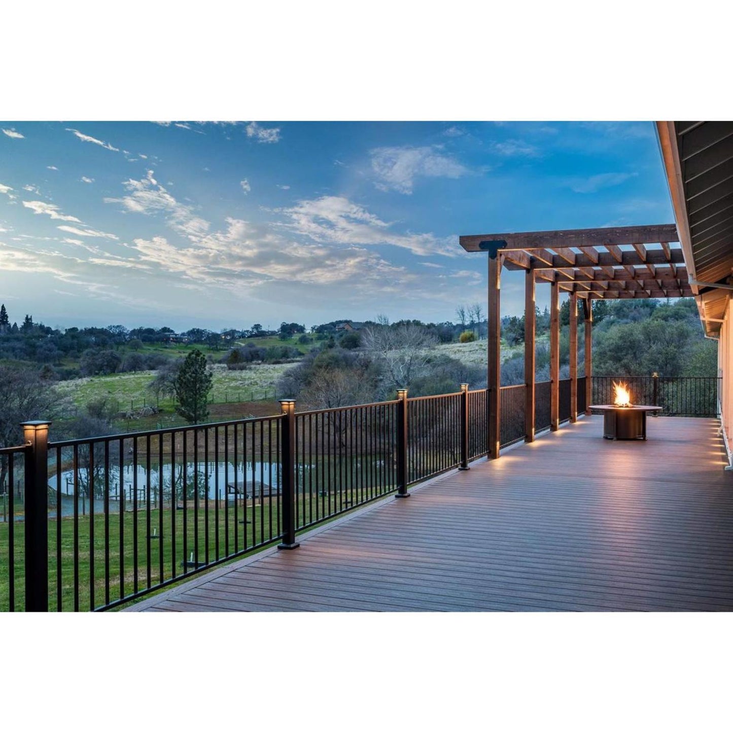 Fortress Building Products Fe26 Steel 39.5 in. H X 2 in. W X 2 in. L Steel Railing Post