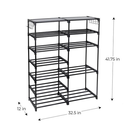 7 Layers of Adjustable Shoe Rack, Enough for the Needs of a Family