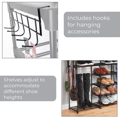 7 Layers of Adjustable Shoe Rack, Enough for the Needs of a Family