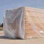 HUSKY 24 Ft. X 100 Ft. Clear 4 Mil Plastic Sheeting