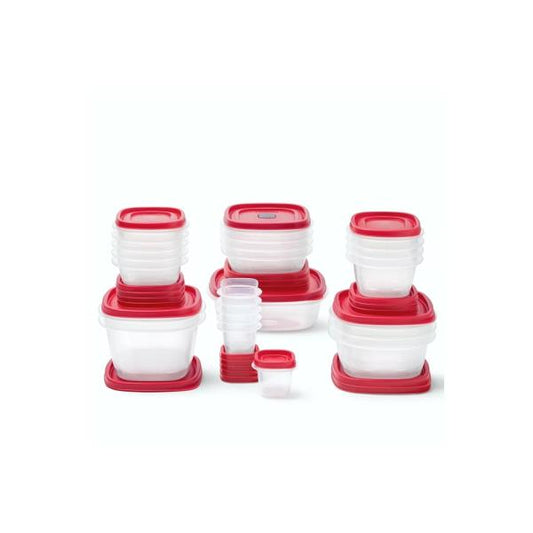 Rubbermaid 50-Piece EasyFindLids Vented Food Storage Set