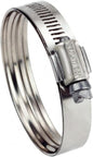 Worm Gear Clamp: SAE 52, 2-7/8 to 3-9/16\" Dia, Stainless Steel Band MPN:37215 0052 051