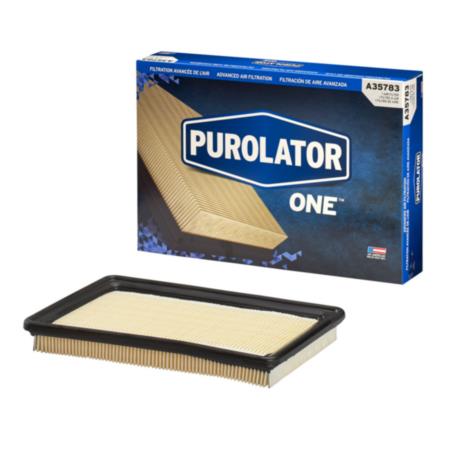 PurolatorONE Advanced Filtration Engine Air Filter: Full Synthetic Highly Embossed Media  up to 99% Dirt Removal