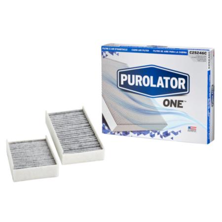 PurolatorONE Advanced Filtration Cabin Air Filter: up to 99% Dirt Removal; Activated Carbon Blocks Odors