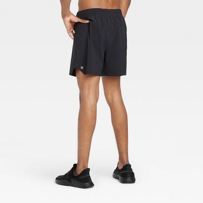 Men's Lined Run Shorts 5" - All in Motion™ Black XL