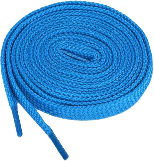 27 inches (69 cm), Blue] Flat Shoe laces 5/16" (2 Pair) MADE IN CHINA