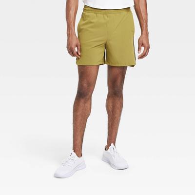 Men's Trail Shorts 6 - All in Motion Olive S, Green