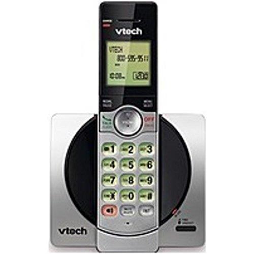 VTech DECT 6.0 Expandable Cordless Phone with Call Block  CS6919 (Silver & Black)