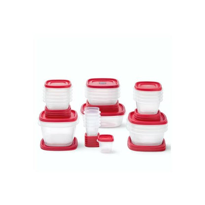 Rubbermaid 50-Piece EasyFindLids Vented Food Storage Set