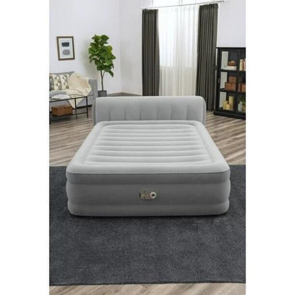 Bestway Headboard 18  Queen Air Mattress with Built-in Pump