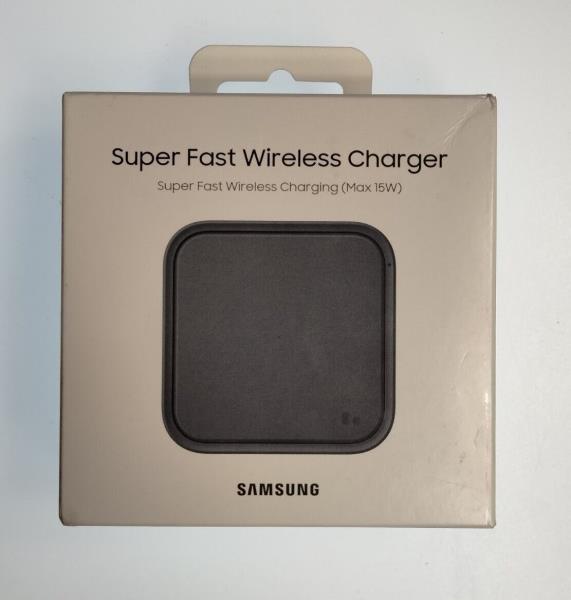 Samsung 15W Wireless Charger Portable Charger W/ USB Type C Included Dark Gray