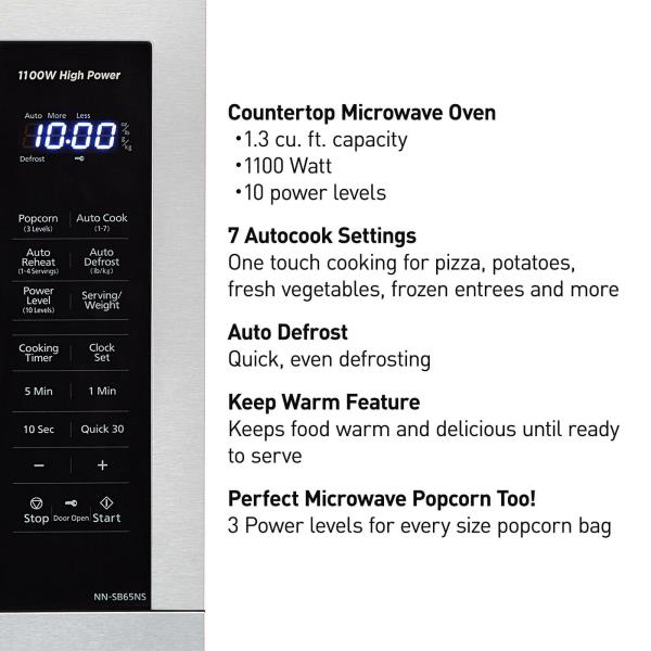 Panasonic NN-SB65NSD 1.3 Microwave Oven with Child Lock