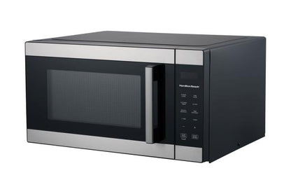 Hamilton Beach 1.6 Cu. Ft. Sensor Cook Countertop Microwave Oven  1100 Watts  Stainless Steel