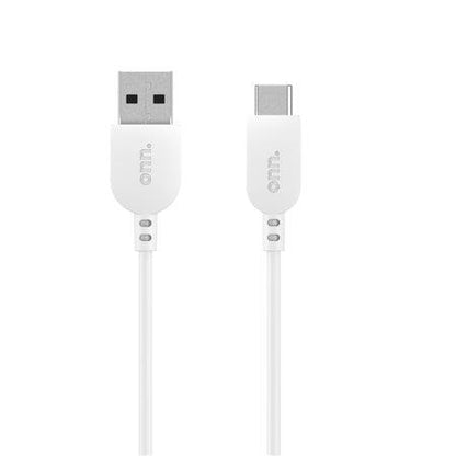 Onn. 3' USB-C to USB Cable, White