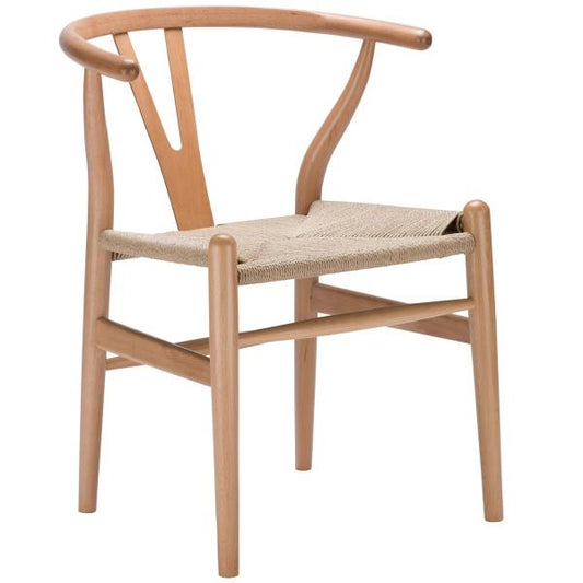 Poly and Bark Weave Chairs - Solid Wood