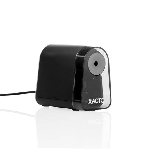 X-ACTO Mighty Mite Electric Pencil Sharpener  with Pencil Saver  Black  1 Count