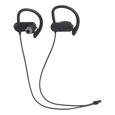 New - Onn. Wireless Sport Earphones Bluetooth in-Ear Headphones  Black