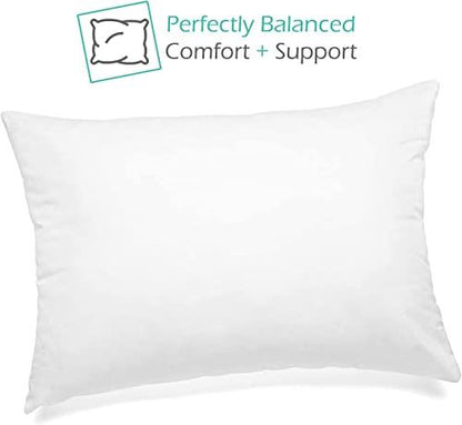 Nestl Toddler Pillow – Pack of 2 Baby Pillows for Sleeping – Organic Cotton Kids Pillow – Soft Cool Travel Kids Pillow – 13 X 18 Inches