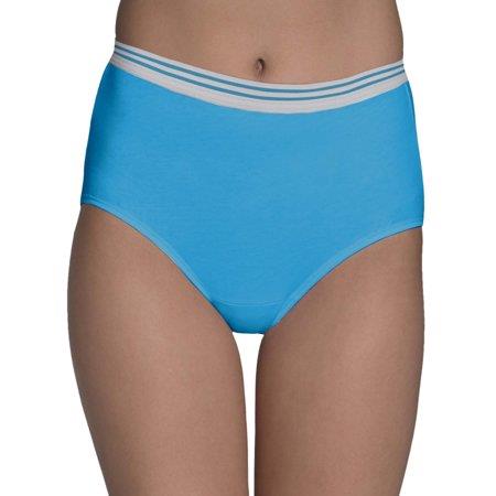 885306923181 Ladies Heather Panty Briefs, Assorted Color - Size 6 - Pack of 6