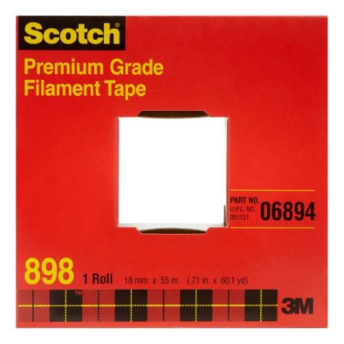 Scotch  MMM89834  Premium Grade Filament Tape  1 / Roll  Clear