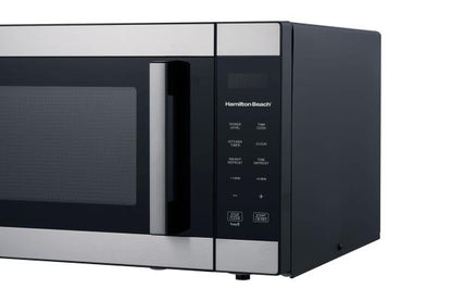 Hamilton Beach 1.6 Cu. Ft. Sensor Cook Countertop Microwave Oven  1100 Watts  Stainless Steel