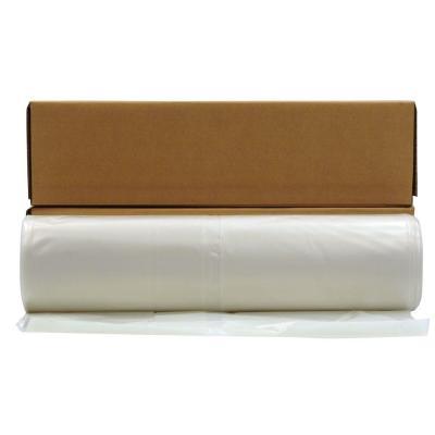 HUSKY 24 Ft. X 100 Ft. Clear 4 Mil Plastic Sheeting