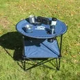 28" diameter fabric round portable table - Walmart.com