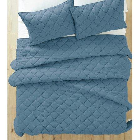 Better Homes & Gardens Blue Diamond Gauze Quilt  Queen