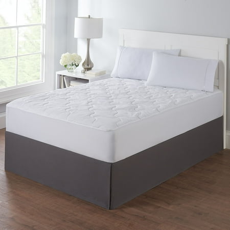 Mainstays Extra Thick Waterproof Mattress Pad, Queen